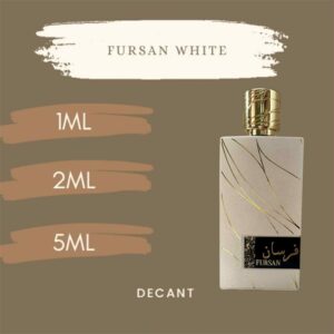 PERFUME DECANT Fursan White (Vanilla Powder dupe)
